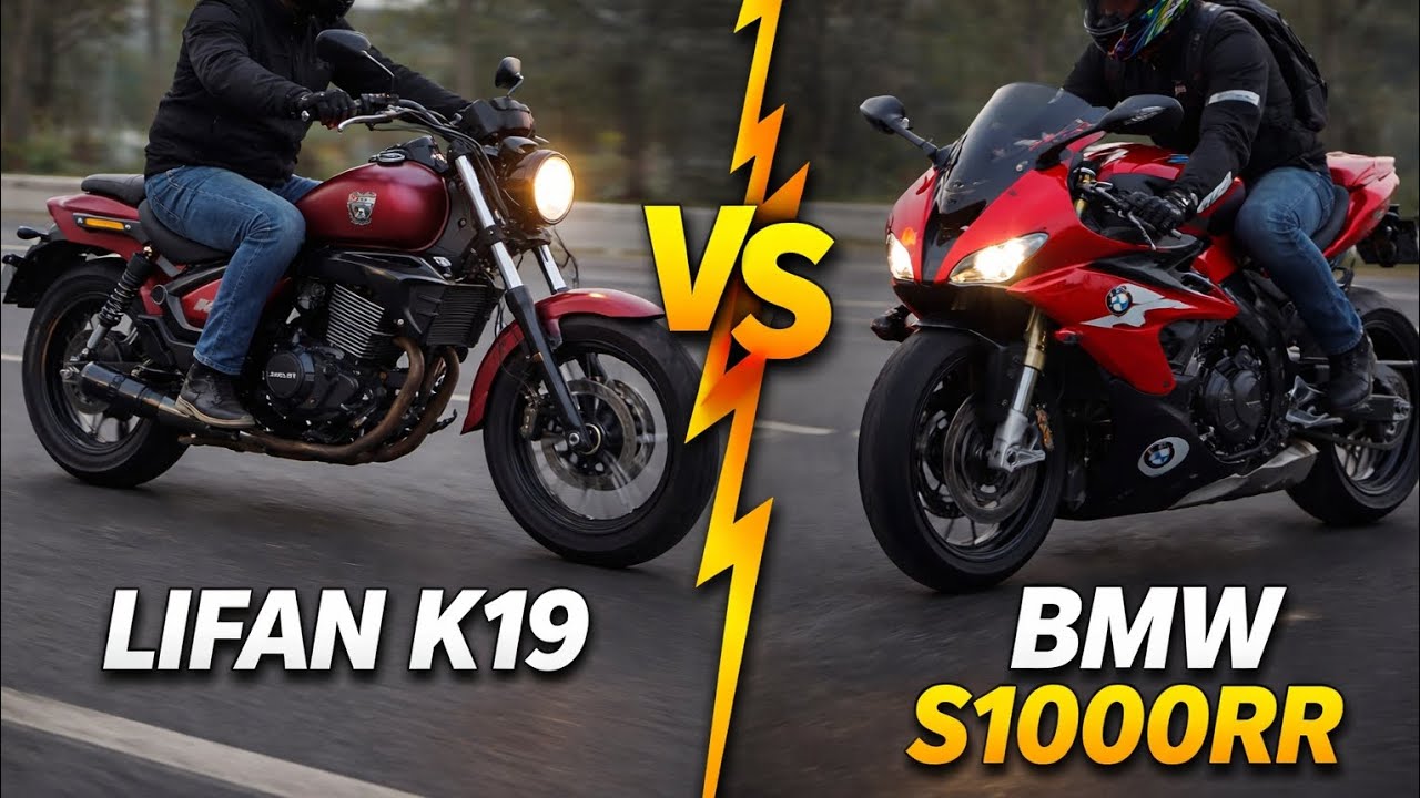 Bmws1000rr vs LIFAN k19 RIDERS |Raw ride no editing 