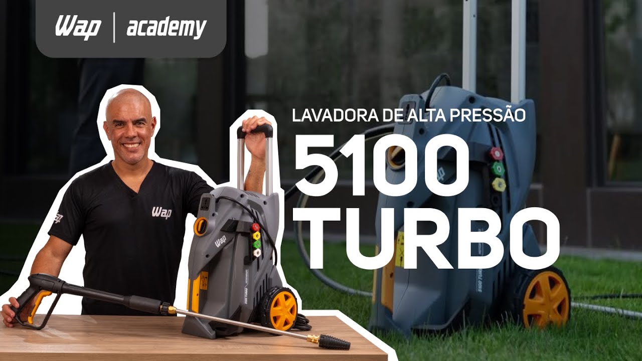 Como usar a Lavadora de Alta Pressão WAP 5100 TURBO? | ACADEMY
