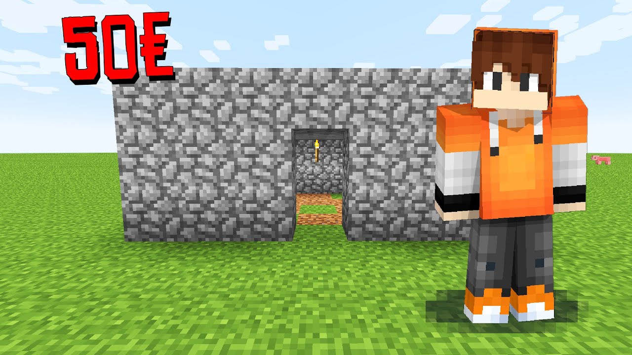 PAGO 4 SCONOSCIUTI PER COSTRUIRE LA CASA DI TOMMY SU MINECRAFT!!