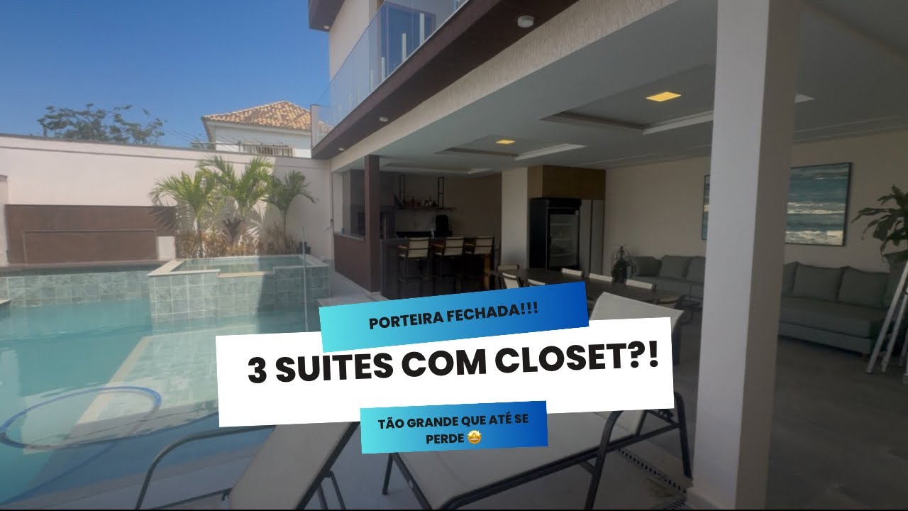 Casa dos Sonhos no Condomínio Elisa – Maricá 🏠 | Piscina aquecida + 30 placas solares ✨