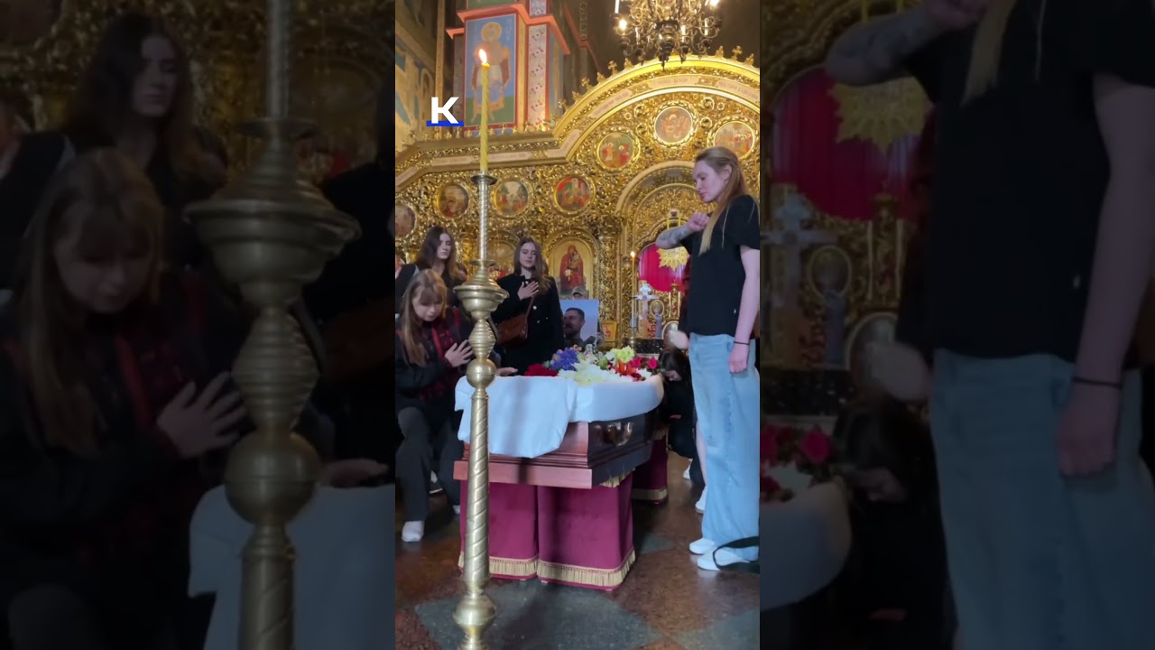Funeral for Ukrainian actor Yuriy Felipenko