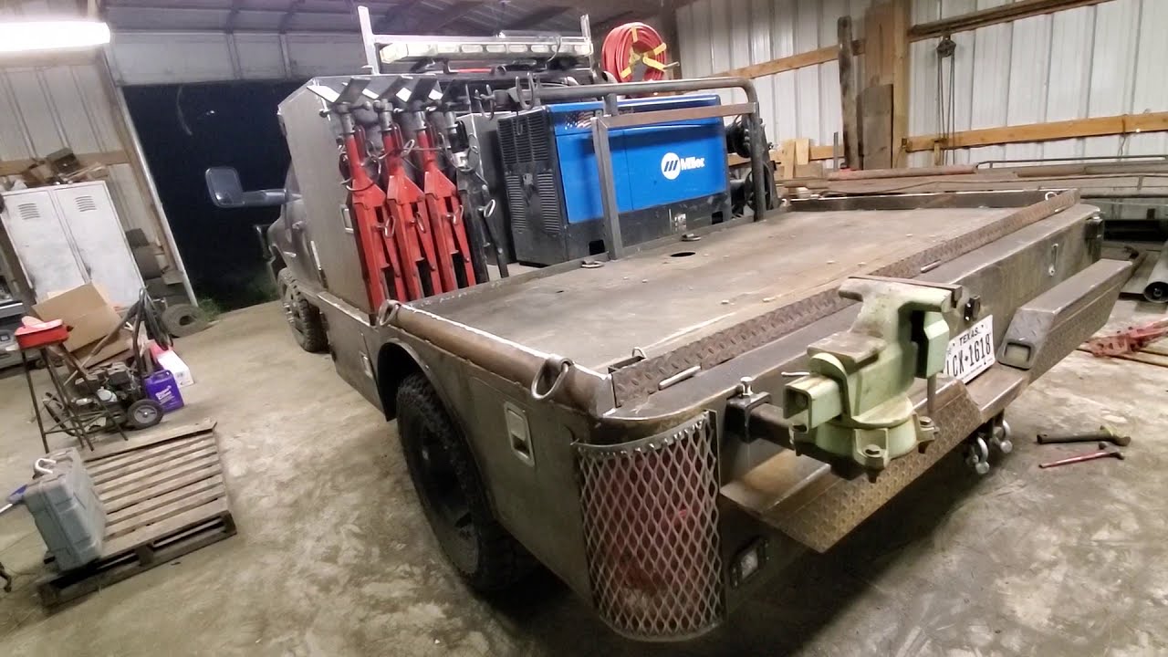 New welding bed on the rig!