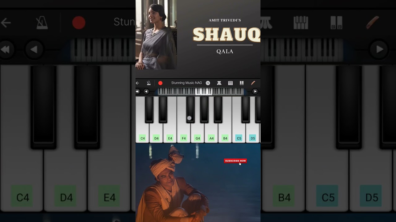 Bikharne Ka Mujhko Piano Tune #youtubeshorts #shauq #shorts