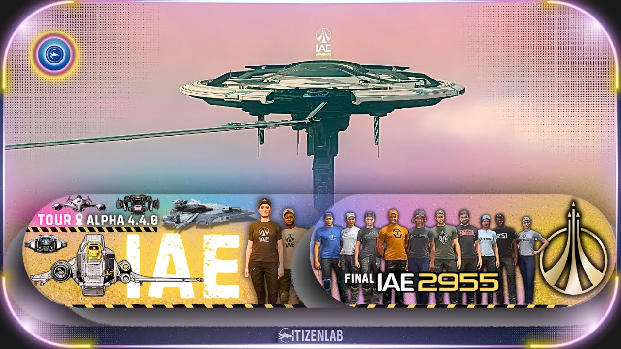 The Most Romantic 4K Showcase 🎀 Star Citizen IAE 2955 Final Tour Throw the Skies #StarCitizenShips