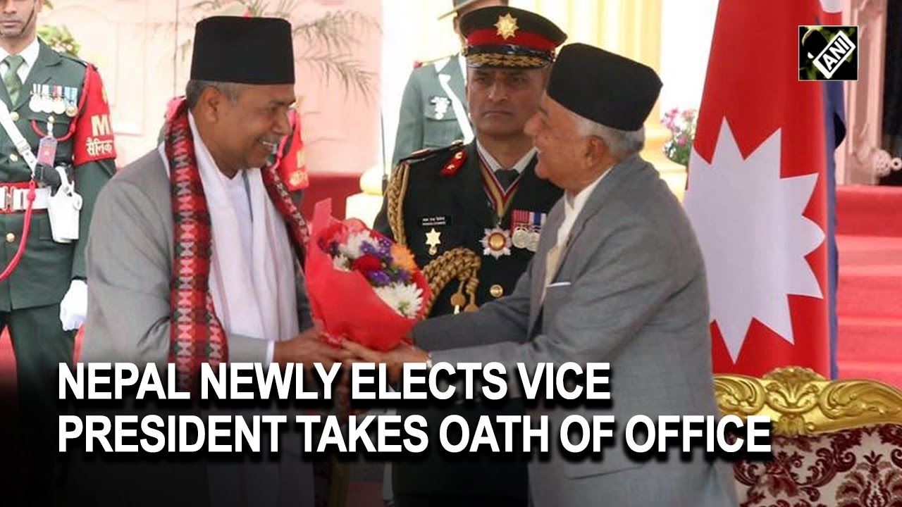 Nepal:  Newly elects Vice President takes oath of office