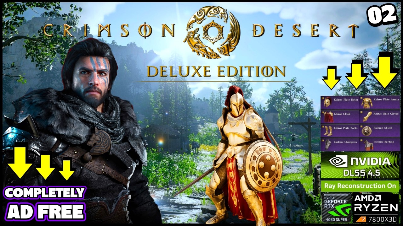 ⚒CRIMSON DESERT - PART 2 | 4080super w DLSS 4.5 RAY RECONSTRUCTION #live #crimsondesert #rpg #gaming