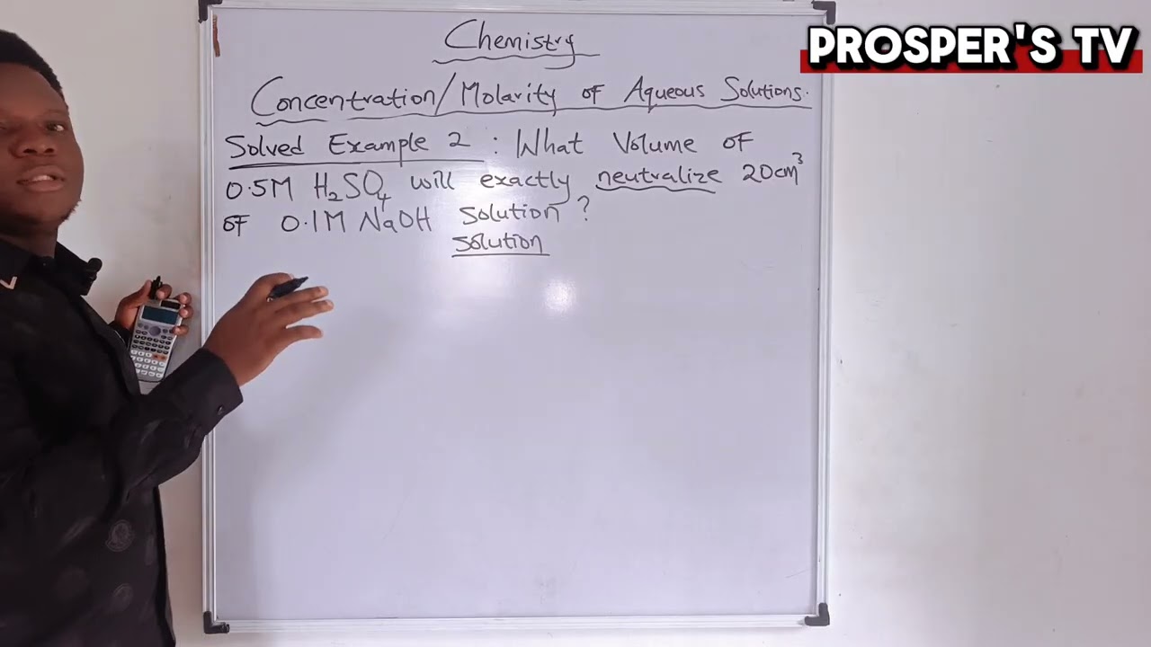 #Molarity/Concentration #Calculations #JAMB #WAEC