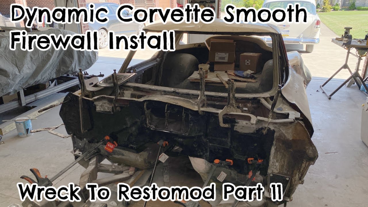 How To Install A 1963-1967 Corvette Dynamic Corvette Smooth Firewall Kit.  DIY Restomod Build