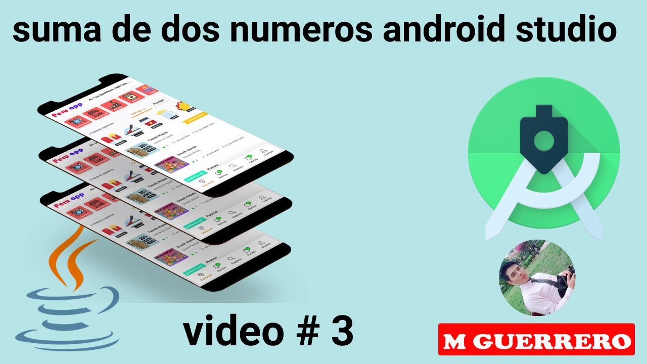 Sumar dos números en Android studio|| curso android studio desde cero || 2021