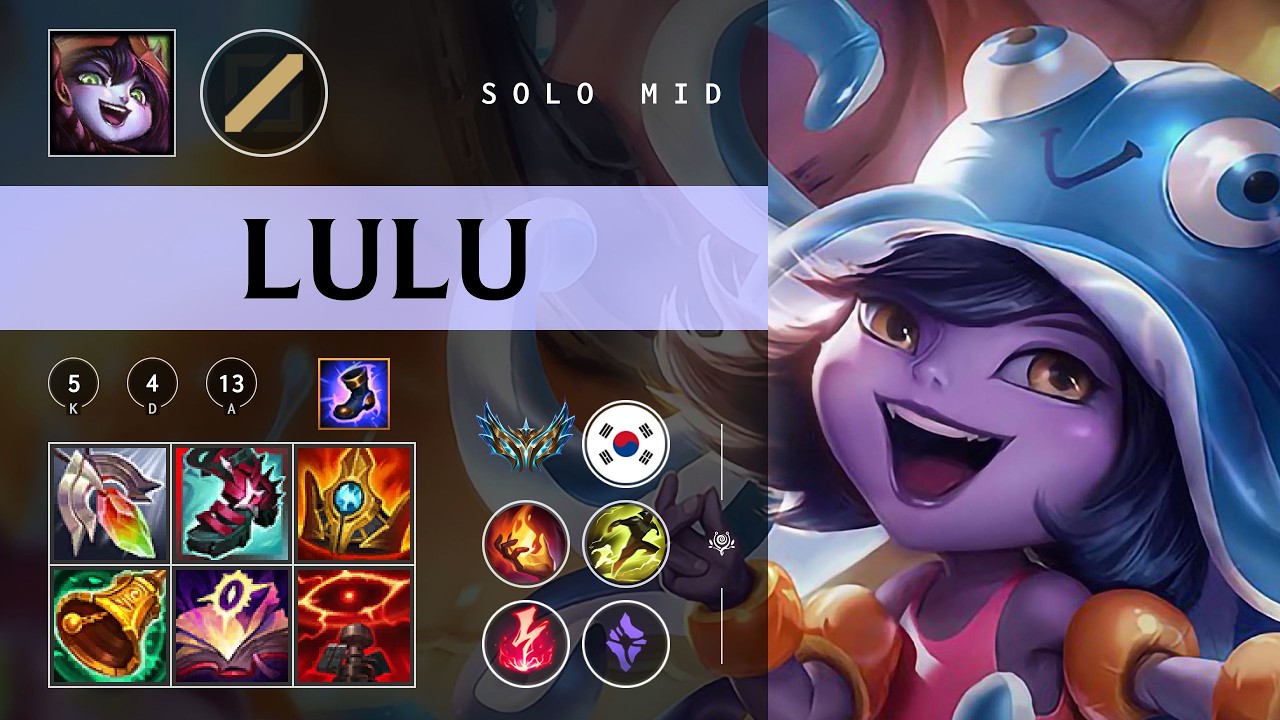 Lulu Mid vs Ryze - KR Challenger Patch 26.03