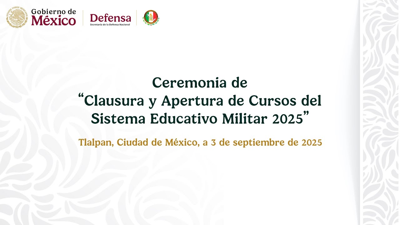 Ceremonia de “Clausura y Apertura de Cursos del Sistema Educativo Militar 2025”