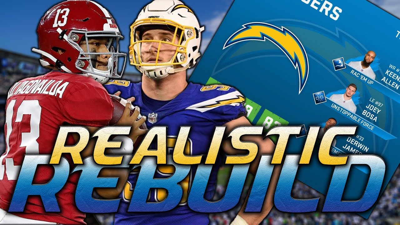 Trading Up For Tua Tagovailoa! | Madden 20 Los Angeles Chargers Realistic Rebuild
