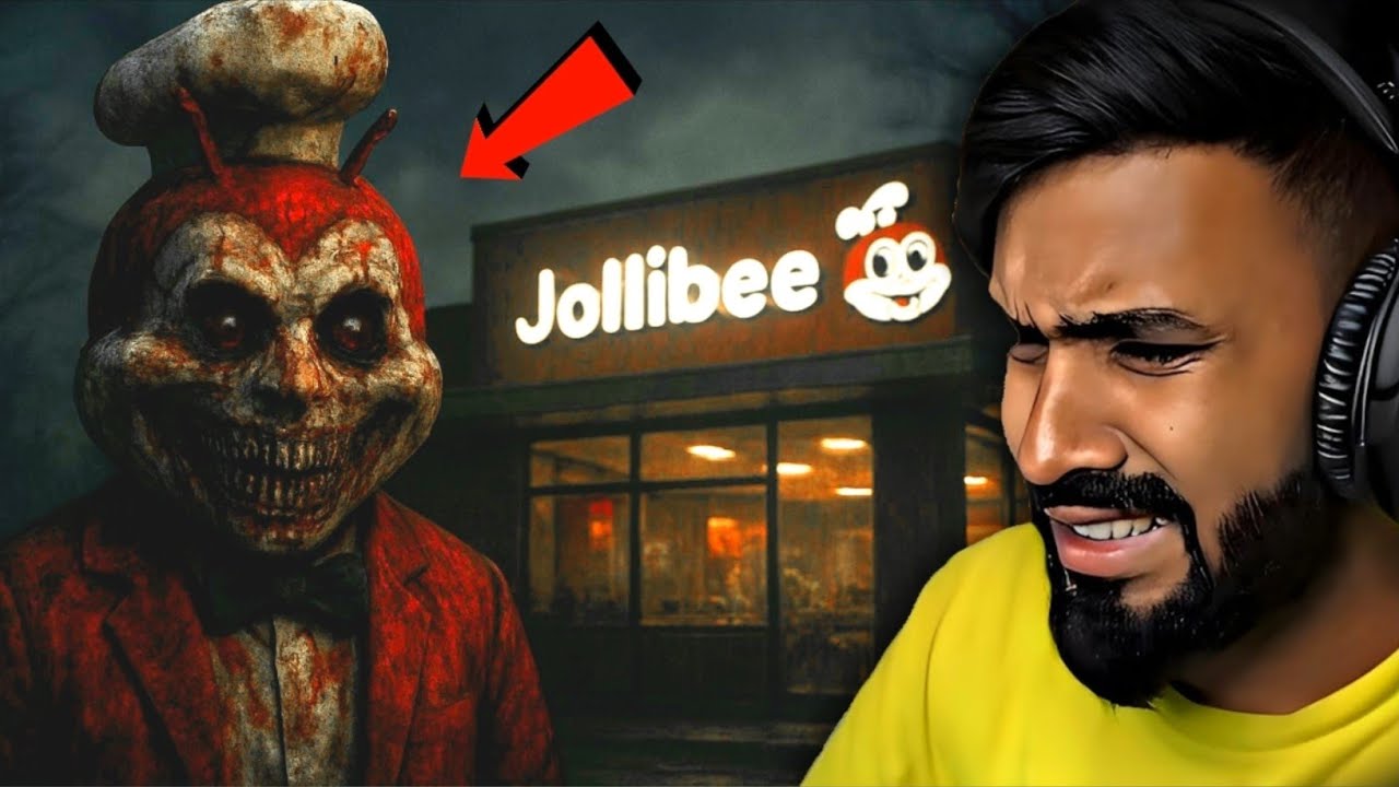 CAN I ESCAPE FROM JOLLIBEE HORROR RESTURANT | TECHNO GAMERZ HORROR GAMEPLAY 