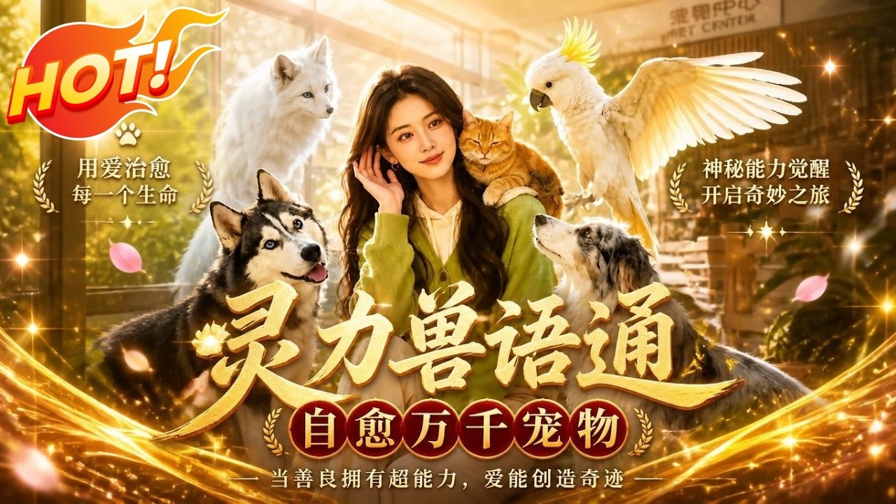 ⚡【新番速递】《灵力兽语通自愈万千宠物》救下白狐竟觉醒动物读心术，洗护师靠偷听宠物心声连破奇案拿捏总裁！ #爱看动漫 #最新漫剧 #玄幻 #逆袭 #漫剧合集