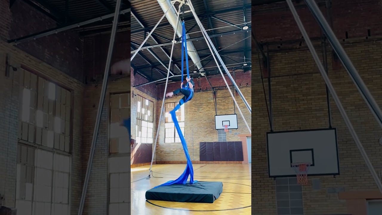 Silks: knee tangle to knee belay