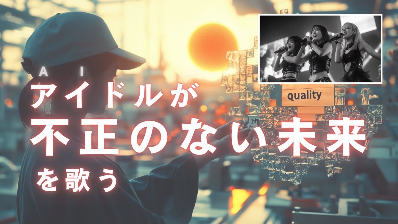 【製造業 AI Music アイドル】アイドルが不正のない未来を歌う　『見えない痛み』　(ラウドロックアイドル編)
