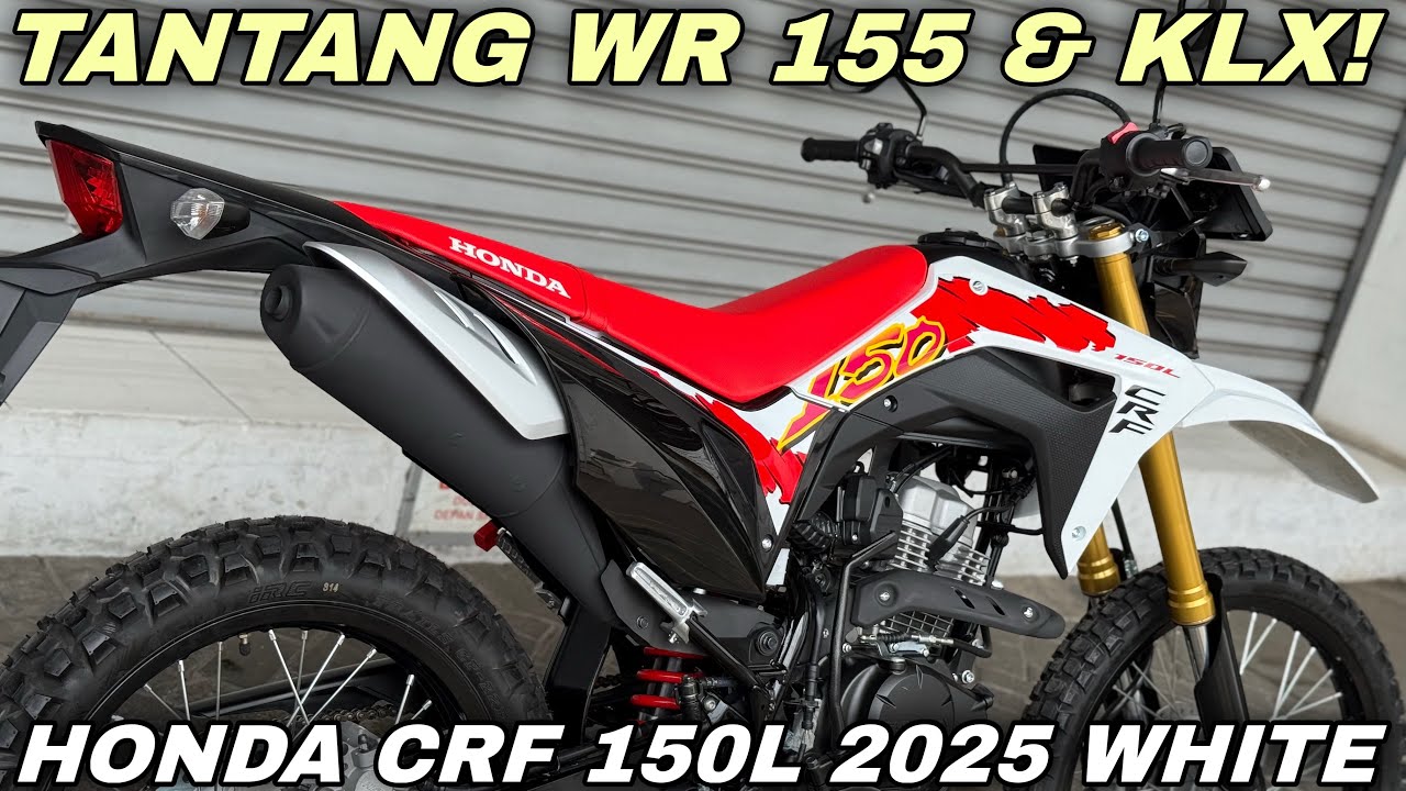 INI BARU KEREN‼️HONDA CRF 150 L 2025 EXTREME WHITE