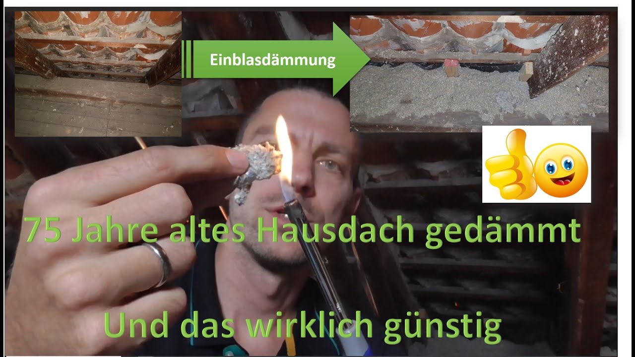 Dach im Altbau sinnvoll, kostengünstig und schnell dämmen: Unsere Erfahrung mit Einblasdämmung