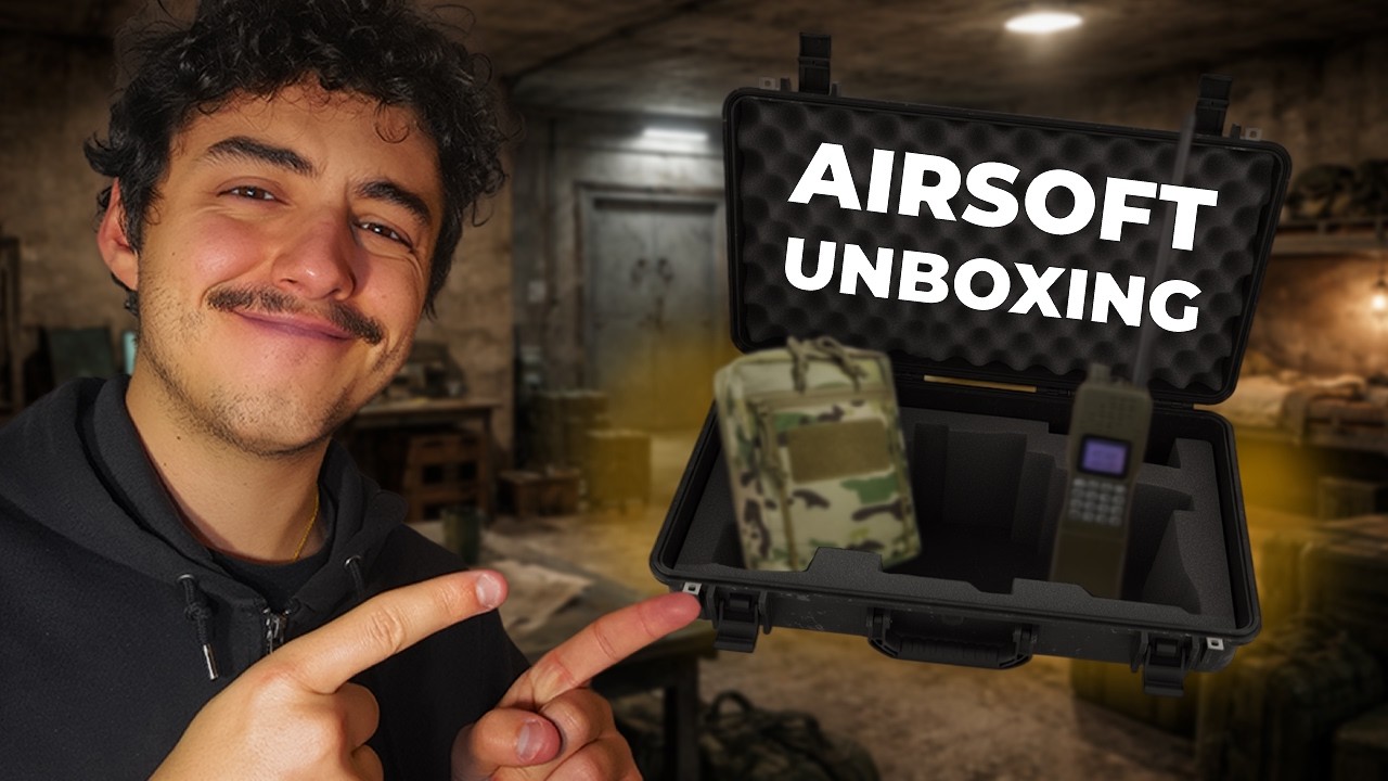 ASMR – Unboxing de mon nouvel équipement airsoft ( je change tout )
