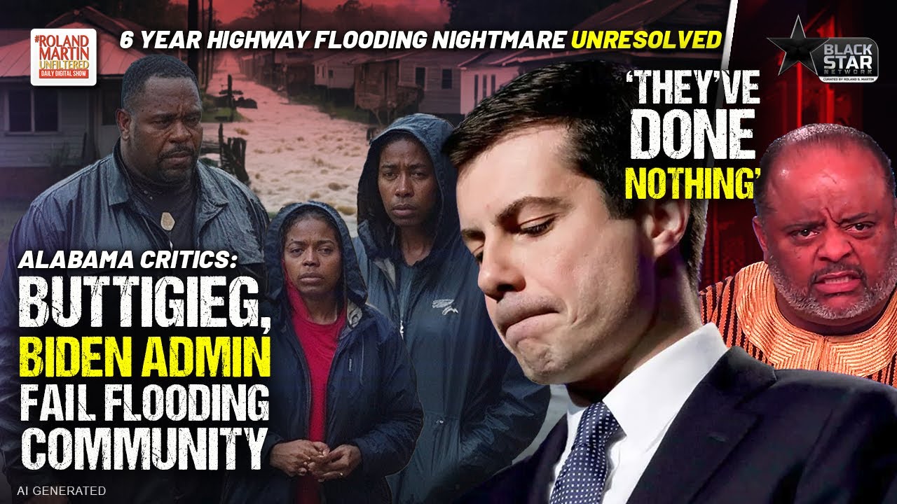 Ala. Critics: Sec. Buttigieg, Biden FAIL Black Community DECIMATED By 6Yr Highway Flooding NIGHTMARE
