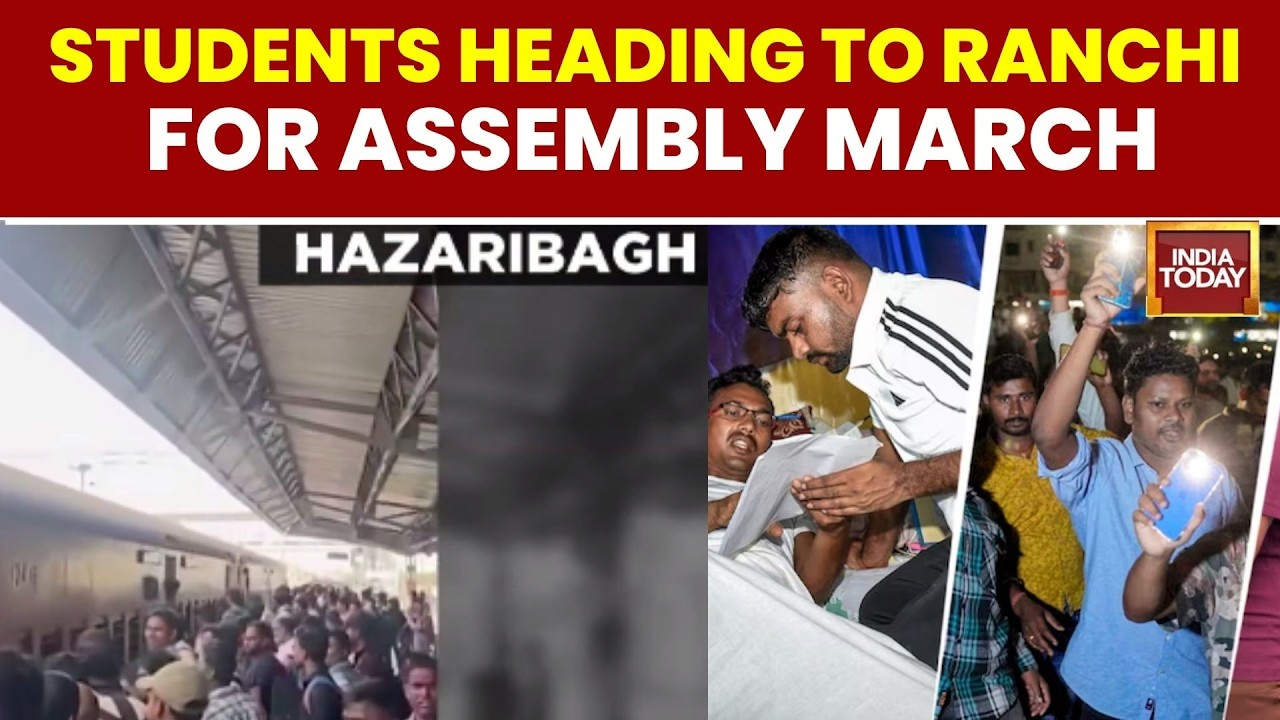 Jharkhand Students Protest: Protesters Swarm Trains For Ranchi Ahead Of Vidhan Sabha March |CM Soren