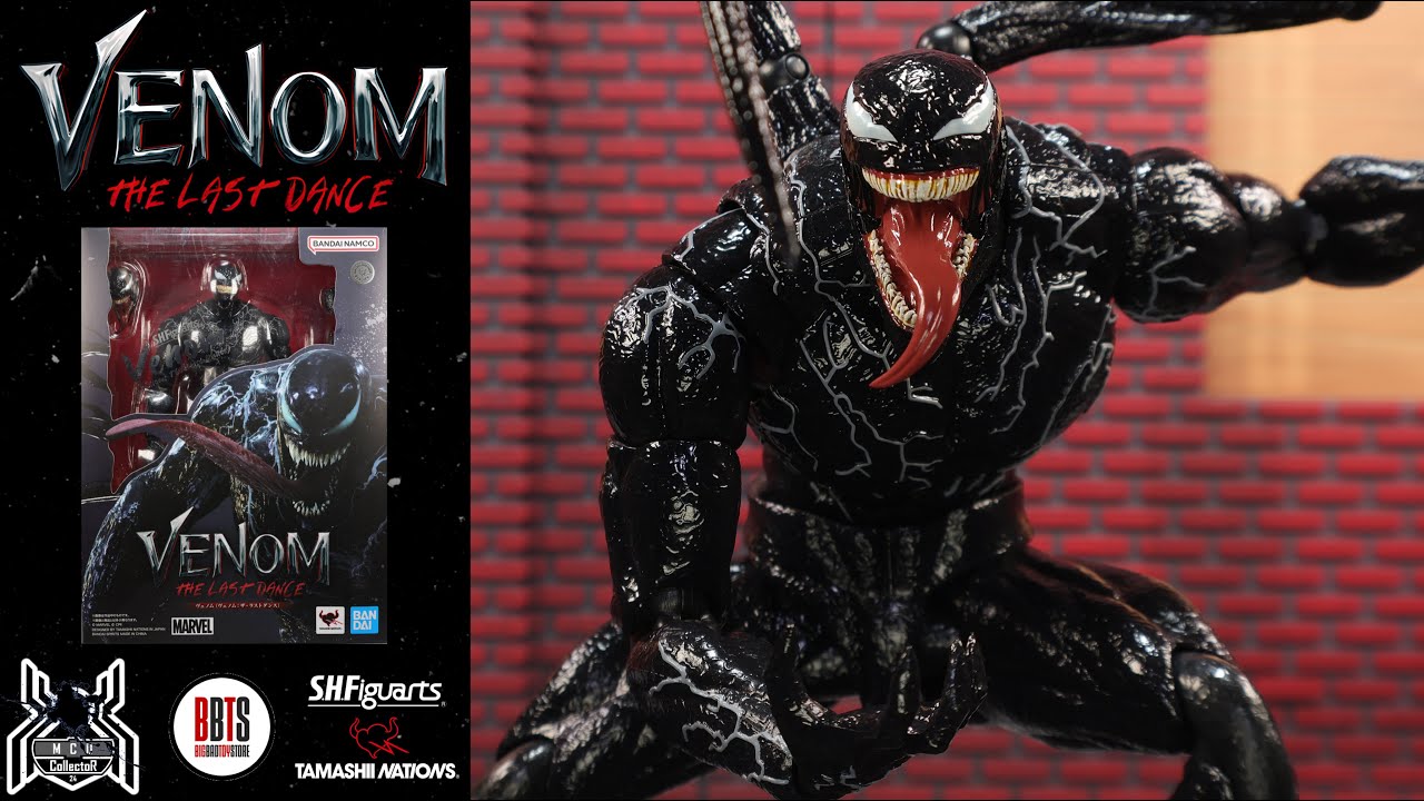 SH Figuarts VENOM The Last Dance Tamashii Nations Sony Spider-Man Universe Movie Figure Review