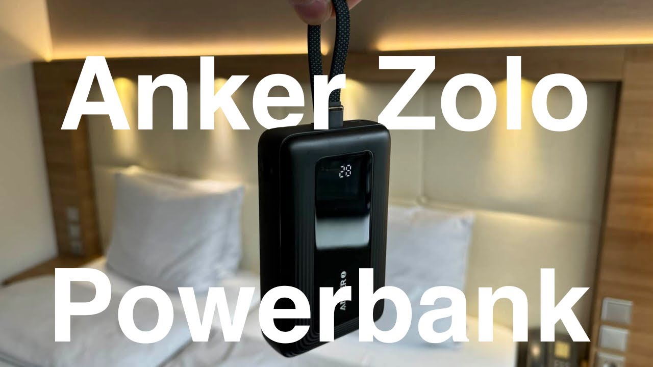 Anker Zolo Powerbank - TEST - Mit integriertem USB-C Kabel!