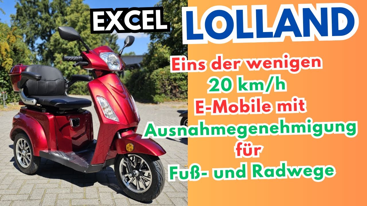 #EXCEL #Lolland #20kmh #EMobil mit Ausnahmegenehmigung für Fuß- & Radwege