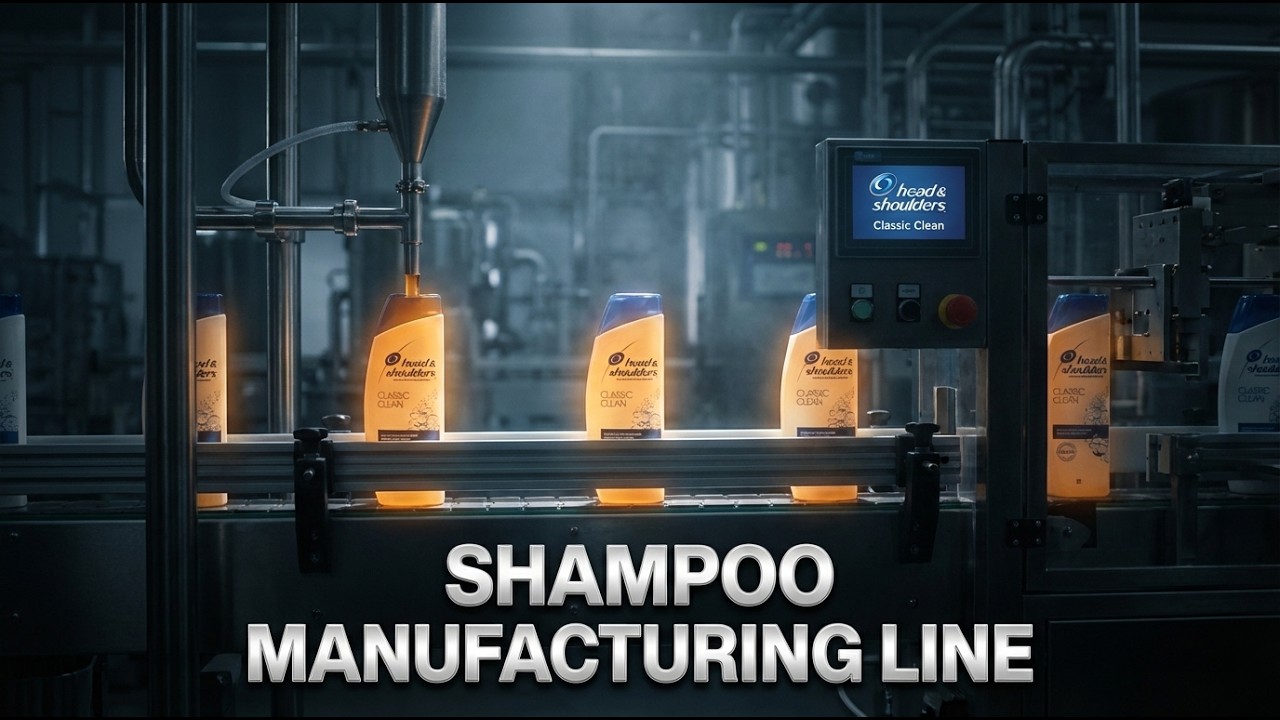 How Head & Shoulders Shampoo Is Made | Full Factory Process