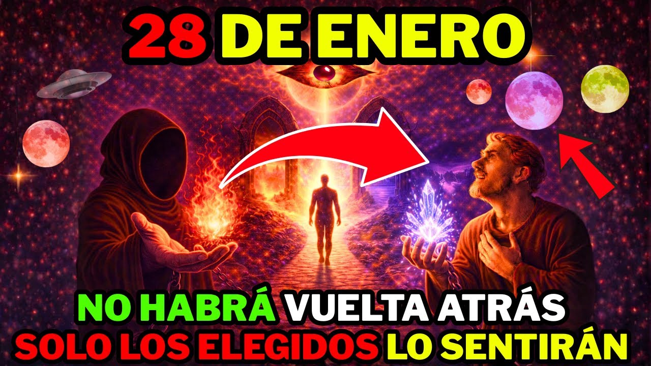 🔺¡ALERTA ELEGIDO! El 28 de ENERO llega la PRUEBA DEL ALMA y lo que elijas cambia TU DESTINO
