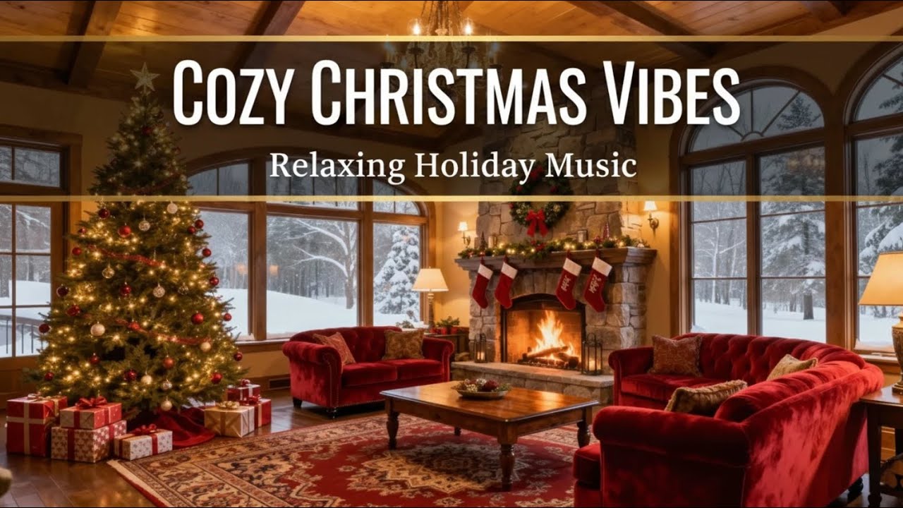Joy To The world Instrumental Christmas Vibes 🎄 Relaxing Christmas Holiday background Music🎄