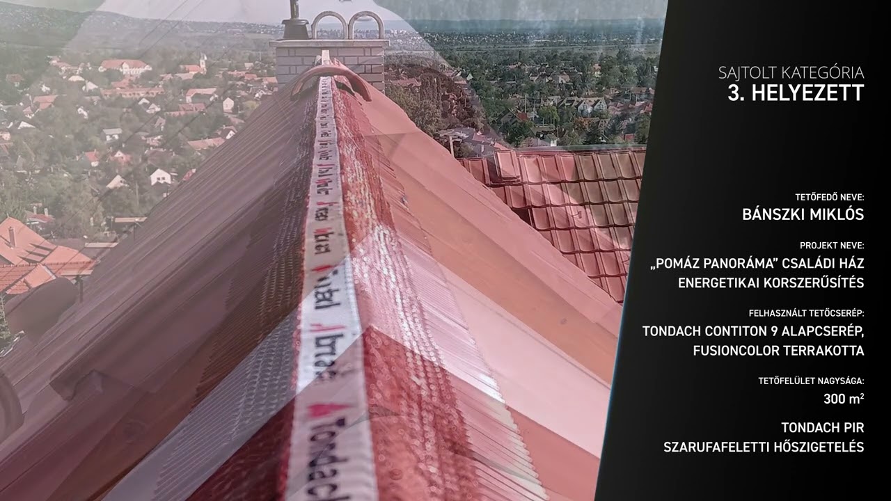 Wienerberger Tetőfedő Rangadó 2025 - Sajtolt cserép kategória, 3. helyezett