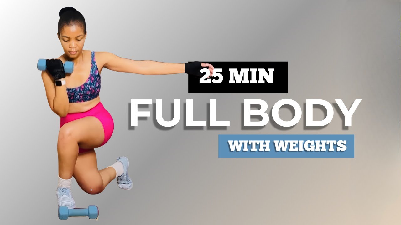 25 Minute Full Body Dumbbell Workout at Home | Burn Fat & Build Muscle (No Gym)