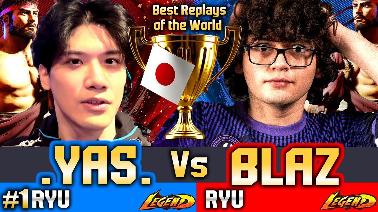 🔥 SF6 (BLAZ в Японии 🔥 против YAS., Rainpro) Рю ▰ Геймплей Street Fighter 6 Высокий уровень
