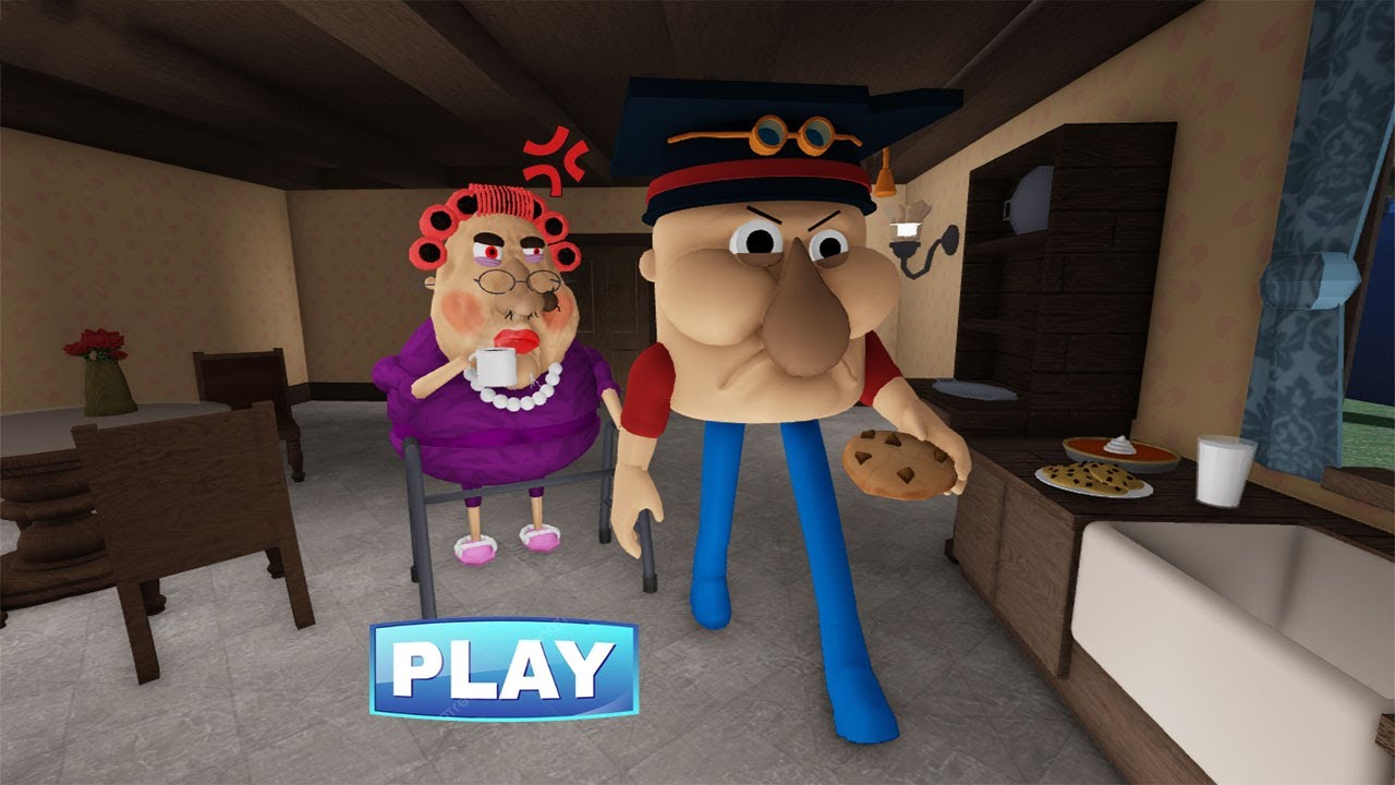 MR. MEANIEHEAD  STEAL CHRISTMAS COOKIES FROM EVIL GRANDMA !! FULL GAMEPLAY #roblox