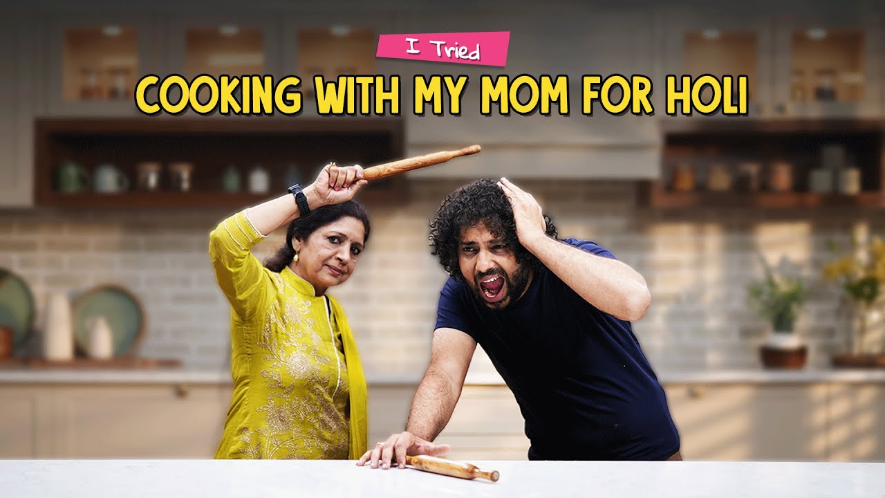 I Tried Cooking With My Mom For Holi | Ok Tested