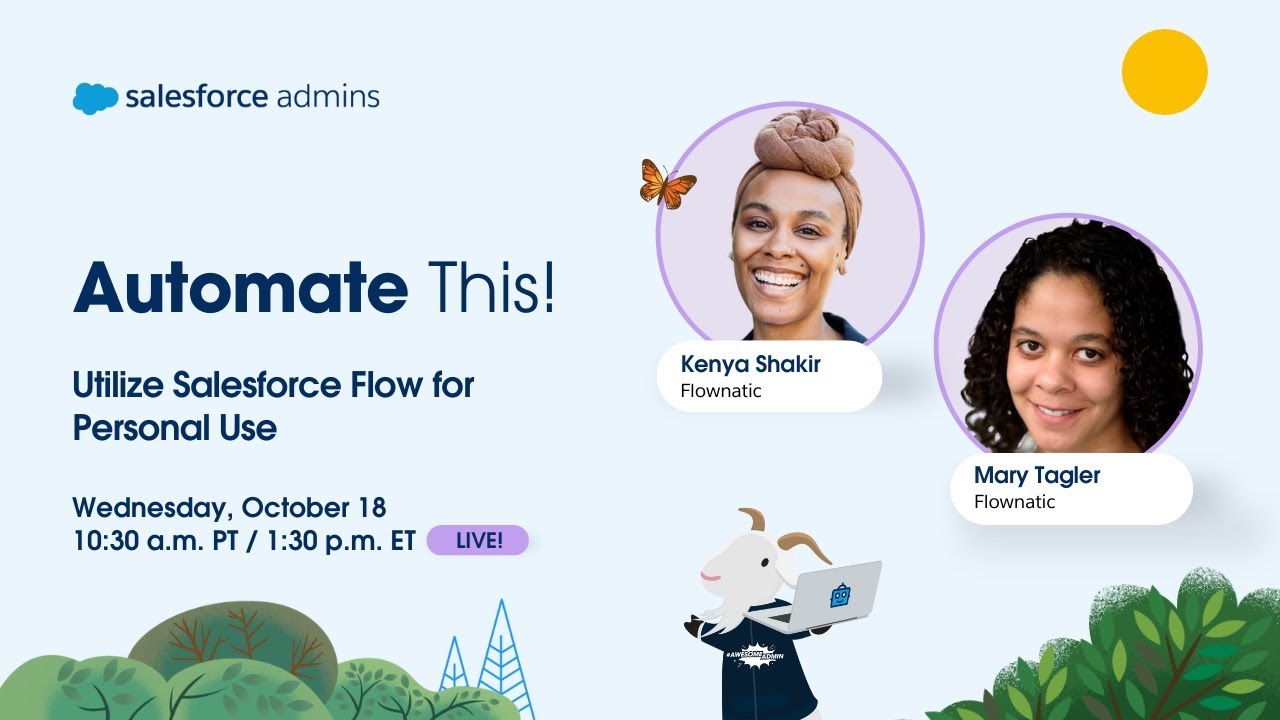 Utilize Salesforce Flow For Personal Use | Automate This!