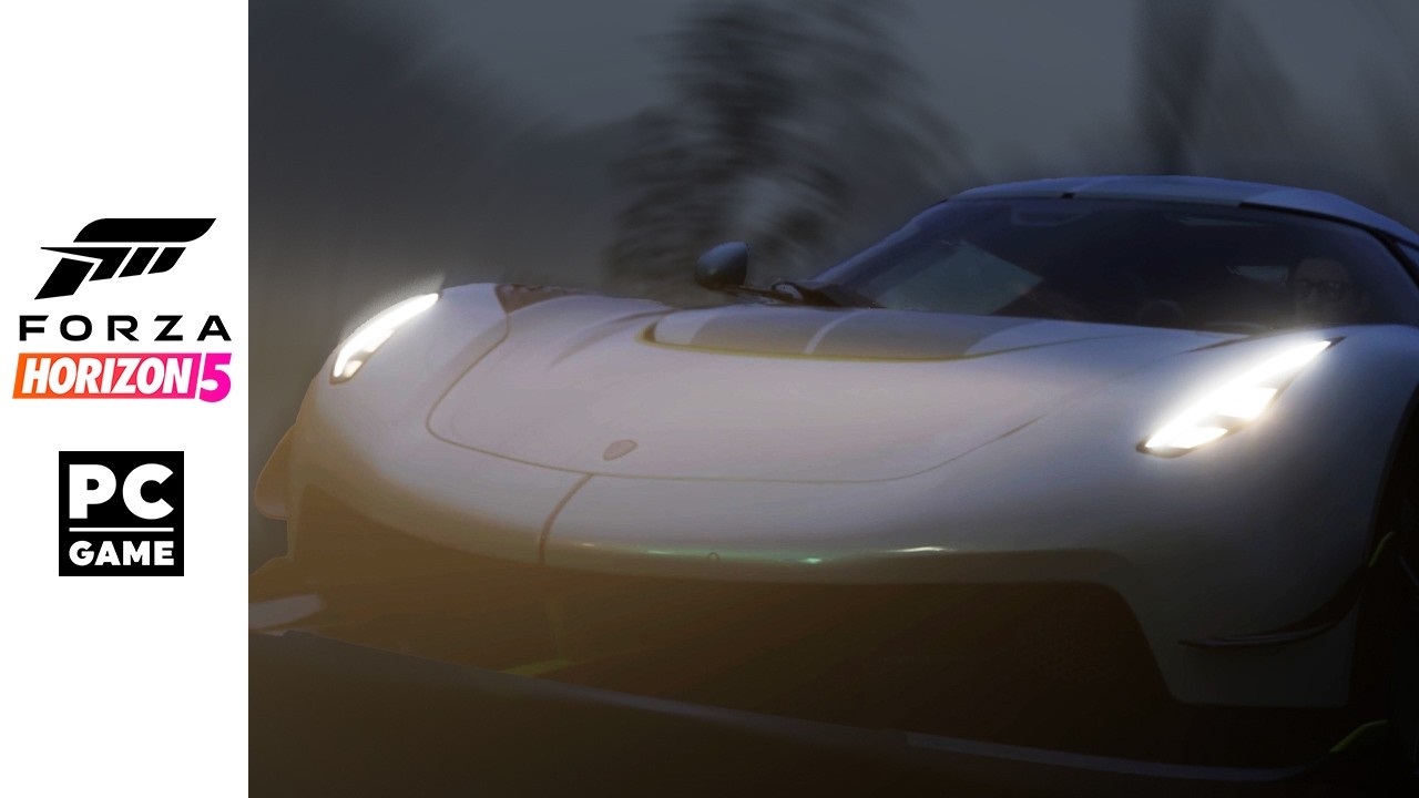 What Happens When You Drive the Koenigsegg Jesko in a FH5 Storm? #frozahorizon5 #shorts #shortsfeed