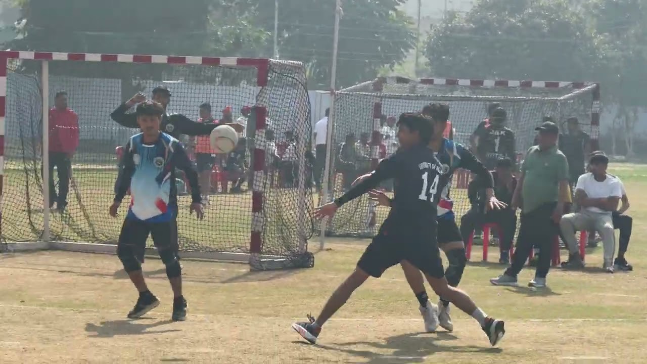 North zone universoty handball duV/s mandi