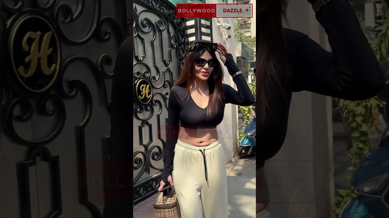 #Sherlyn chopra spotted at balaji office Andheri #SherlynChopra #celebritystyle #bollywooddazzle