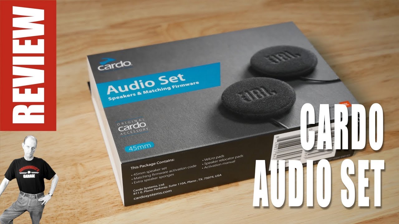 Review of Cardo Audio Set - JBL Speakers