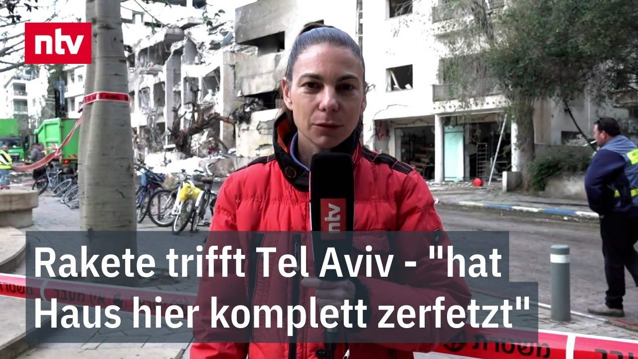 Frau nach iranischem Angriff tot: Rakete trifft Tel Aviv - 