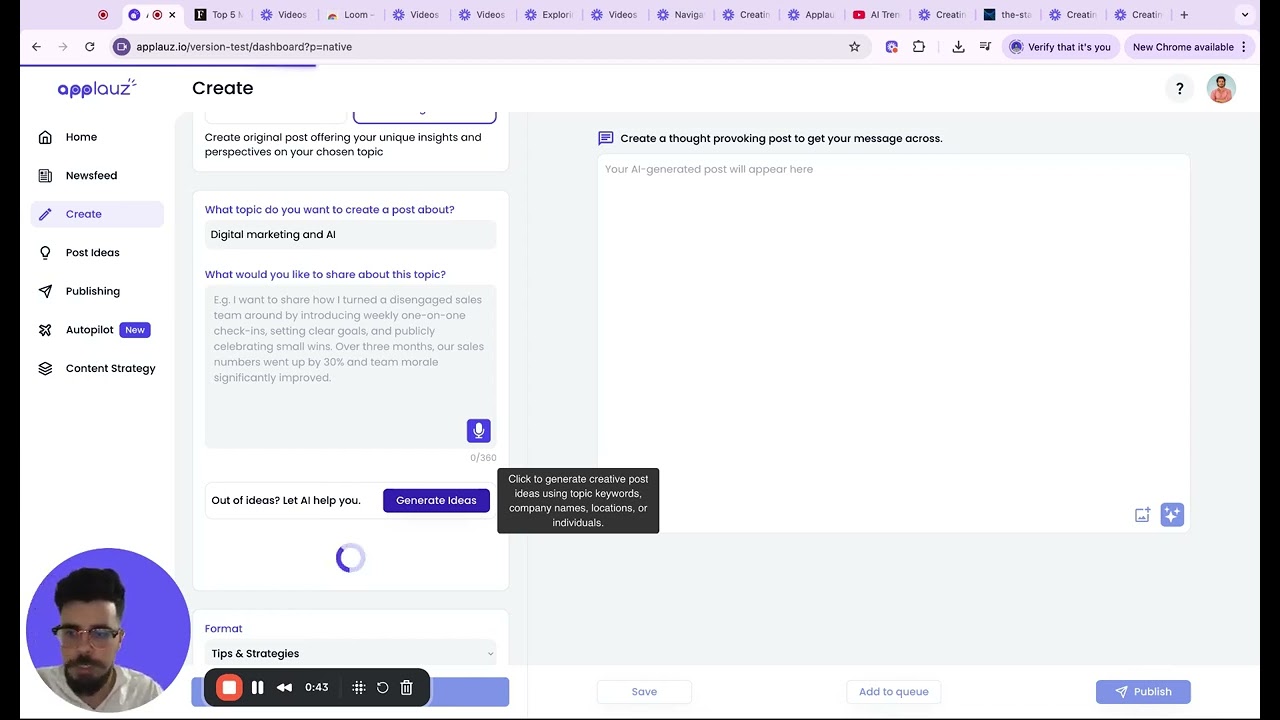 Generate Ideas For Original Posts