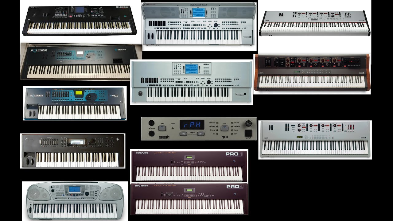 General Music Keyboard Piano Evolution