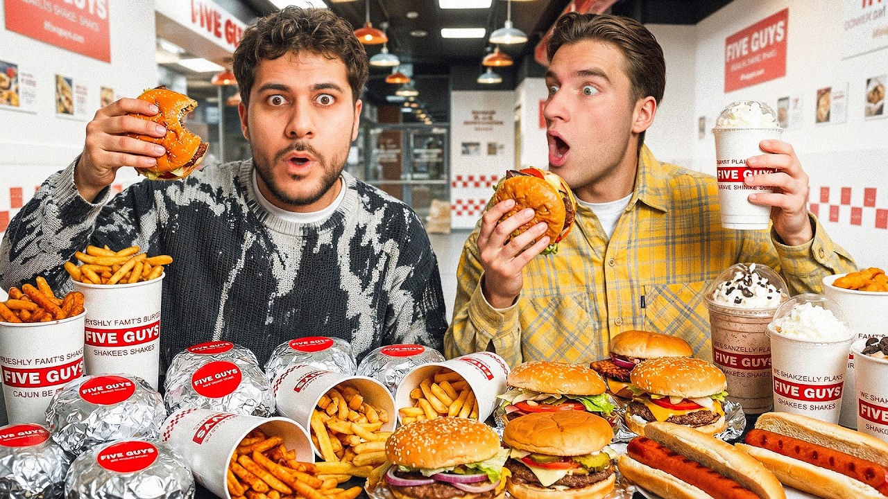 Wir Bestellen ALLES Bei Five Guys!