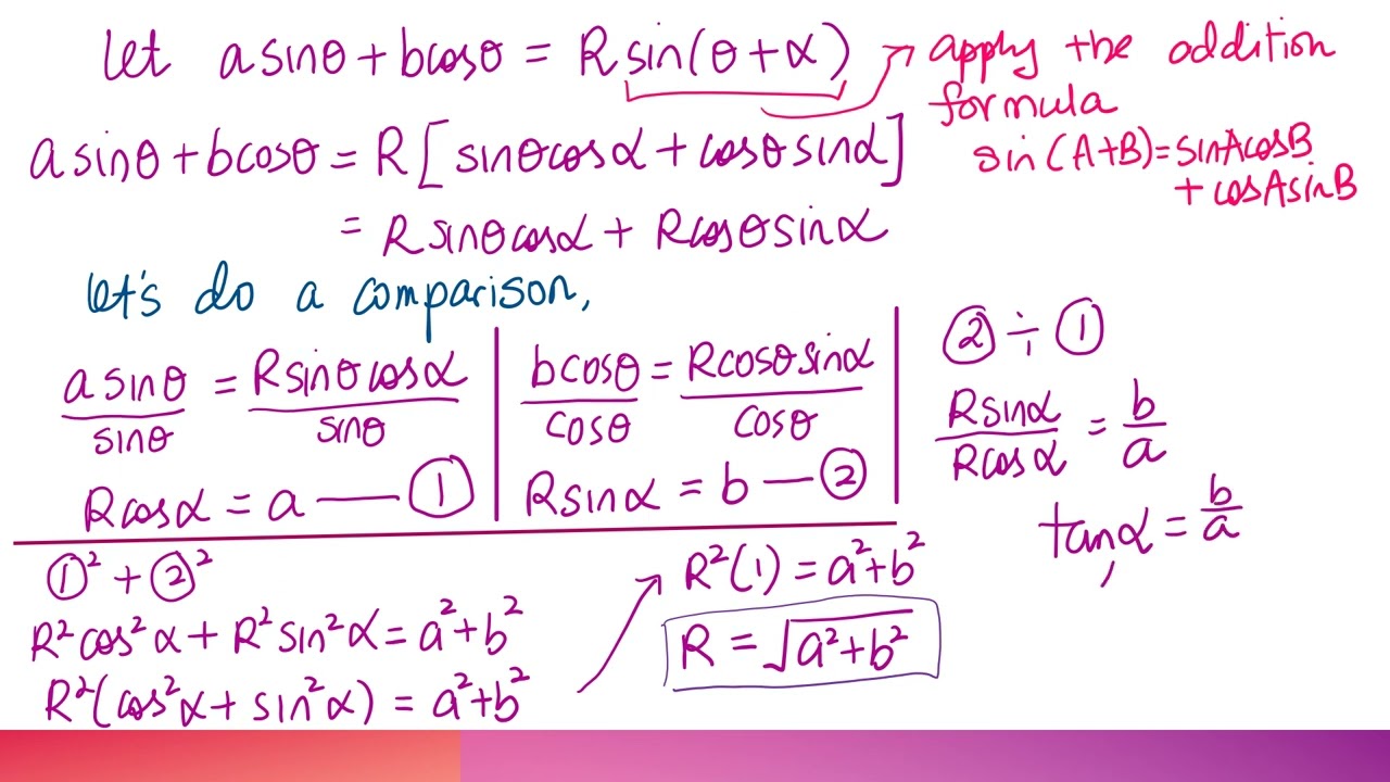 derivation and application of the R Formula