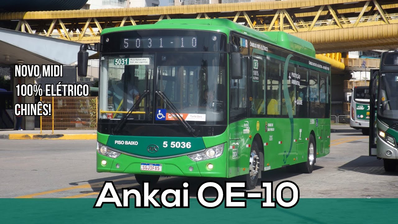 Ônibus SP | Conheça o Novo Ankai OE-10 Midi em Teste pela MoveBuss (HD)