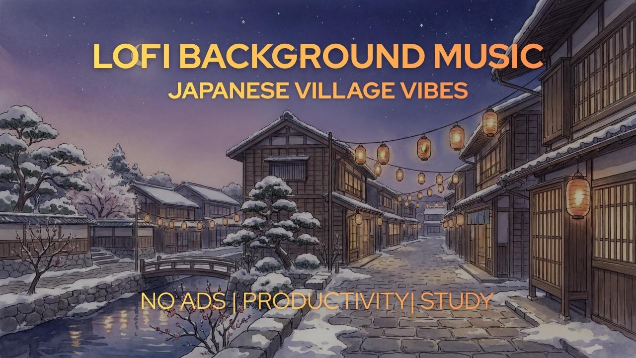 ❄️ Snowfall Serenity – Cozy Winter Lofi Beats to Study, Relax & Dream 🌙✨