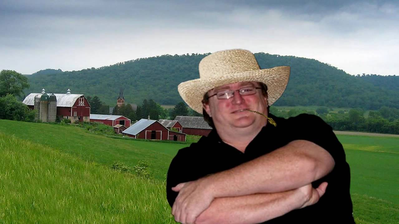 Old Gabe Newell Had A Farm