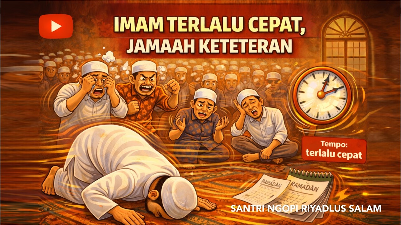 SHALAT TARAWIH TERLALU CEPAT, SAMPAI MENINGGALKAN RUKUN TUMA'NINAH | Ustadz Salim